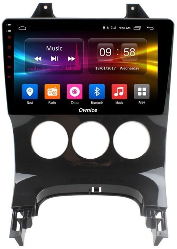 Магнитола для Peugeot 3008 2010-2017 (кондиционер) - Kuberg OL-9965-M QLed, Android 12, TS10, CarPlay, 4G SIM-слот