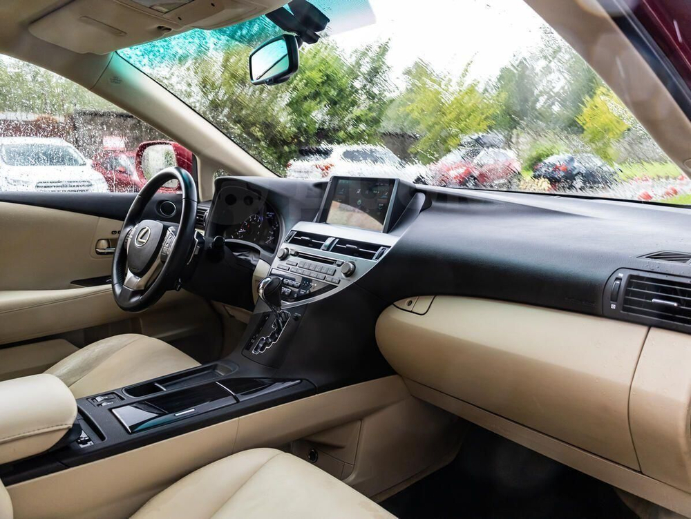 Магнитола для Lexus RX270, RX350 AL10 2012-2015 (ШГУ цветной, штатное меню не поддерживается, рамка тип 2) - FarCar BM9-2K-9634F2C2 монитор 9.5" 2K QLED на Android 14, TS10, 4+32Гб, CarPlay, 4G SIM-слот