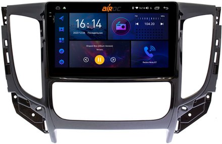 Магнитола для Mitsubishi L200 5 2015-2019 (климат), Pajero Sport 3 2016-2023 (МКПП), FIAT Fullback - AIROC 2K RI-2616 Android 12, QLed+2K, ТОП процессор, 8/128Гб, CarPlay, SIM-слот