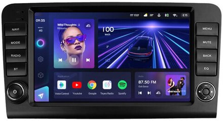 Магнитола для Mercedes-Benz R W251 2005-2015 (рамка с крутилками) - Teyes CC3-2K QLed, Android 10, ТОП процессор, SIM-слот, CarPlay