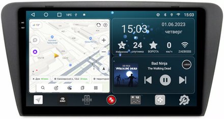 Магнитола для Skoda Octavia A7 2013-2020 - RedPower 007 Android 10, QLED+2K, ТОП процессор, 6Гб+128Гб, CarPlay, SIM-слот