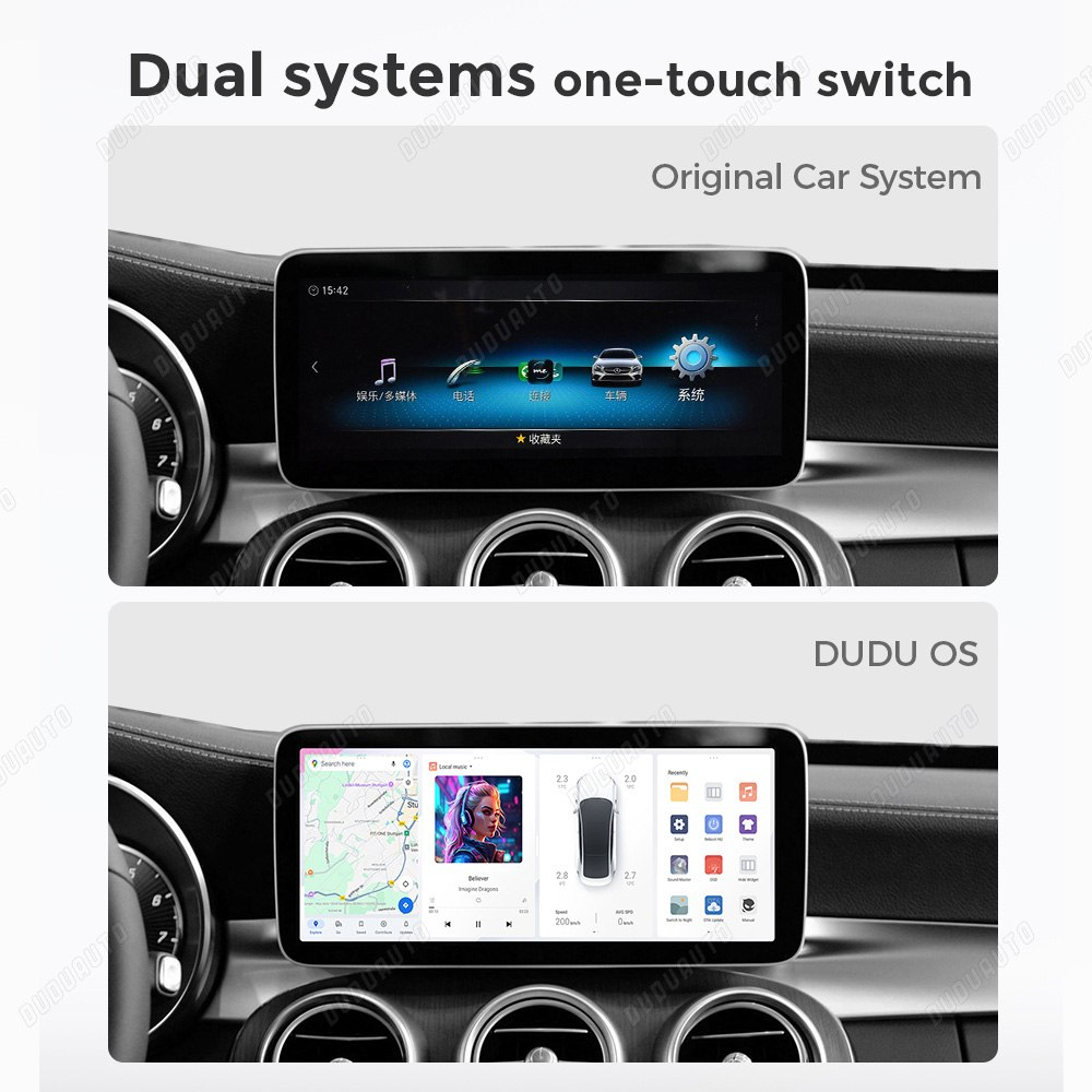 Мультимедиа блок для BMW 2019-2024+ с Carplay и сенсорным экраном - Kuberg DUDU на Android 13, 4G SIM-слот, 8/128Гб
