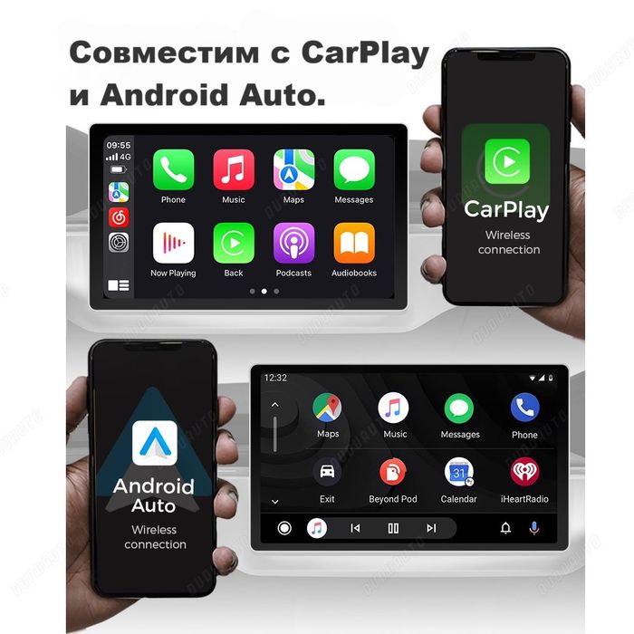 Мультимедиа блок для Mitsubishi 2017+ со штатным USB CarPlay - Kuberg DUDU на Android 13, Быстрая, 4G SIM-слот