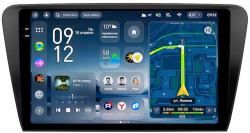 Магнитола для Skoda Octavia A7 2013-2020 - Teyes CC4-PRO монитор 10.36" 2K QLED на Android 13, Snapdragon 778G, ИИ, CarPlay, DSP, 4G SIM-слот