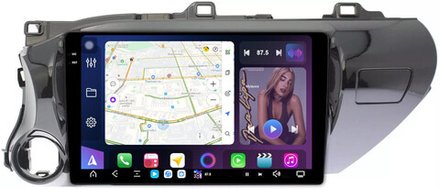 Магнитола для Toyota Hilux 8 2015-2023+ - FarCar GX588/1077M монитор 10.36" 2K QLED на Android 14, TS20, 6+128Гб, CarPlay, 4G SIM-слот