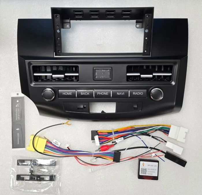 Магнитола для Mitsubishi Outlander 2 XL 2005-2012, Peugeot 4007, Citroen C-Crosser - Kuberg монитор 12.3" в стиле LEXUS на Android 12, 2К экран, Быстрая, CarPlay, 4G SIM-слот