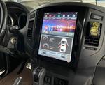 Магнитола для Mitsubishi Pajero 4 2006-2022 - Kuberg ZF-1302-GE вертикальный экран в стиле "Тесла" на Android 13, Быстрая, CarPlay, 4G SIM-слот