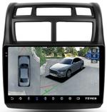 Магнитола для KIA Sportage 2 2008-2010 - Teyes CC3-2K-360 на Android 10, Быстрая, 2K QLED, CarPlay, 4G SIM-слот, 4 камеры в комплекте