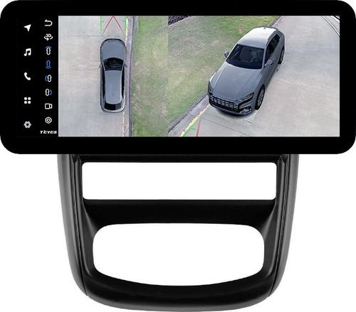 Магнитола для Renault Duster 1 2010-2015 - Teyes LUX ONE 360 монитор 12.3" 2K QLED на Android 10, Быстрая, CarPlay, 4G SIM-слот, 4 камеры в комплекте