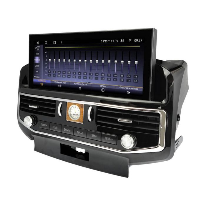 Магнитола для Toyota Land Cruiser 200 2007-2015 - Kuberg ZH-T1206 монитор 12.3", Android 12, Быстрая, CarPlay, 4G SIM-слот