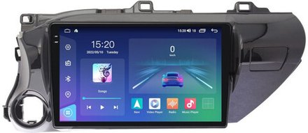 Магнитола для Toyota Hilux 8 2015-2023+ - Parafar PF063LUX2U2K на Android 13, QLED+2K, ТОП процессор, 8Гб+128Гб, CarPlay, 4G SIM-слот