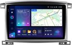 Магнитола для Toyota Land Cruiser 100, Lexus LX470 2002-2007 (климат на цветном экране) - Teyes CC3-2K QLed Android 10, Быстрая, SIM-слот, CarPlay
