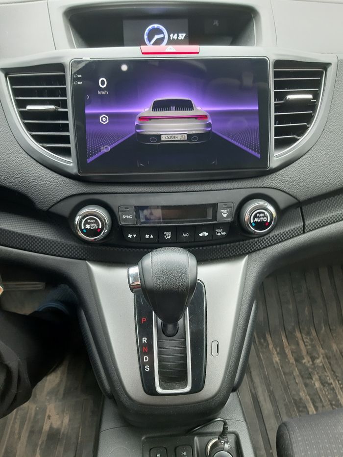 Магнитола для Honda CR-V 4 2012-2016 (большая рамка 9) - Teyes CC4 монитор 9.2" 2K QLED на Android 14, Snapdragon 680, DSP, CarPlay, 4G SIM-слот