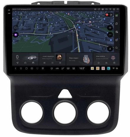 Магнитола для Dodge Ram 1500 2013-2018 - Kuberg SF-9159 QLed+2K, Android 13, UIS7870 (DUDU7), CarPlay, SIM-слот