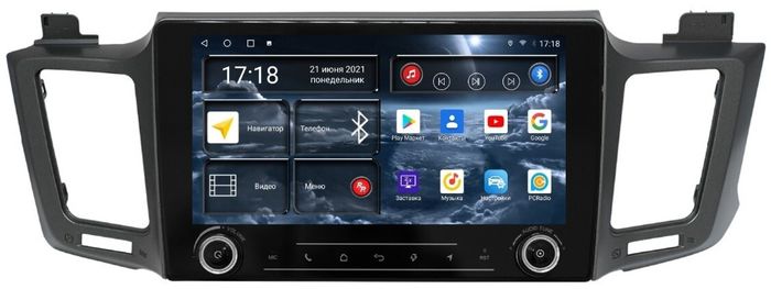 Магнитола для Toyota RAV4 XA40 2012-2019 - Redpower K 017 Android 10, ТОП процессор, Hi-Fi звук, 6Гб+128Гб, CarPlay, SIM-слот