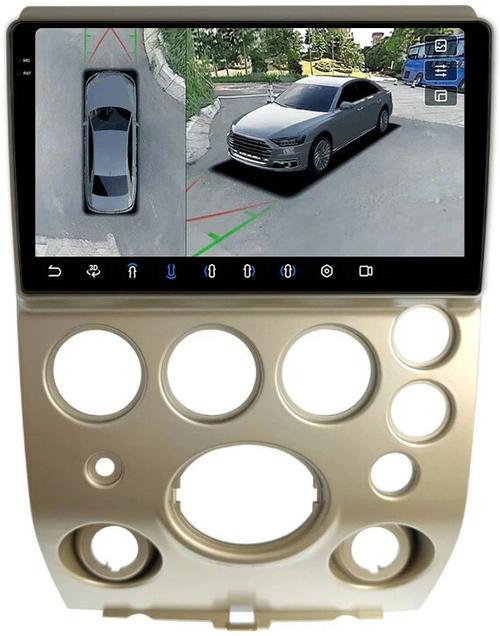 Магнитола для Infiniti QX56 JA60 2004-2007 (поддержка Bose) - FarCar BX3277M-360 монитор 9.5" 2K QLED на Android 13, 6Гб+128Гб, CarPlay, 4G SIM-слот, 4 камеры в комплекте