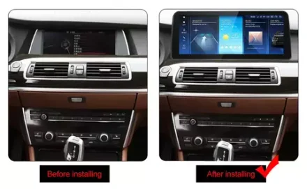 Магнитола для BMW 5 GT (F07) 2014-2016 NBT - Kuberg MKD монитор 12.3", Android 11, 6Гб+128Гб, CarPlay, 4G SIM-слот