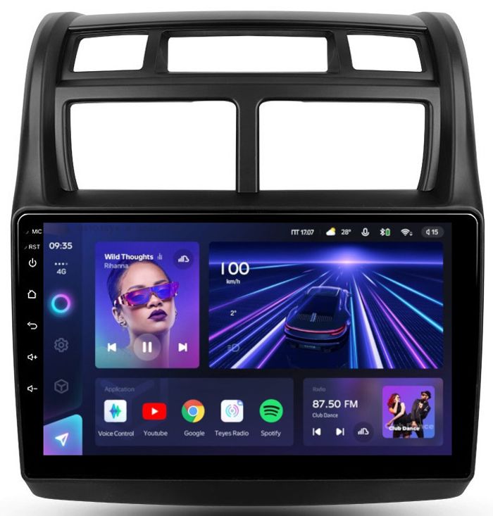 Магнитола для KIA Sportage 2 2008-2010 - Teyes CC3 Android 10, ТОП процессор, 4/32 Гб, CarPlay, SIM-слот