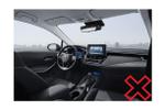 Комплект рамки с разъёмами 10.1" Toyota Corolla 210 2018+ тип1 с горбом