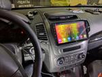 Магнитола для KIA Sorento 2 XM 2012-2020 c экраном климата снизу (рамка-накладка) - Parafar PF224LUX1XHD на Android 13, CarPlay, 4G SIM-слот