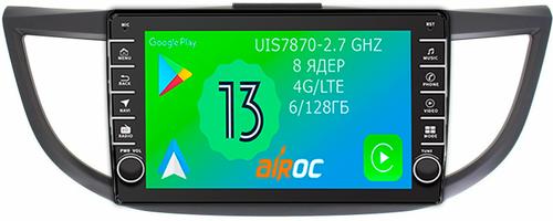 Магнитола для Honda CR-V 2012-2018 - Airoc AB-1904 (кнопки и крутилки), Android 13, TS20, 6/128Гб, SIM-слот, CarPlay