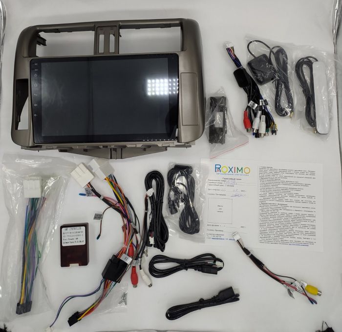 Магнитола для Toyota Land Cruiser Prado 150 2009-2013 (поддержка 360 - опция) - Airok RI-1114 Android 12, ТОП процессор, 8/128Гб, SIM-слот