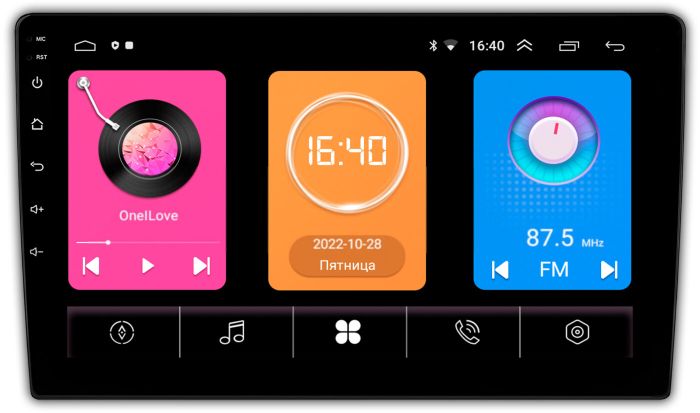 Магнитола для Chevrolet Nexia 2020+, Aveo, Epica, Captiva 2005-2011, Ravon Nexia R3 -  GT9-1030 на Android 10, 2ГБ-16ГБ