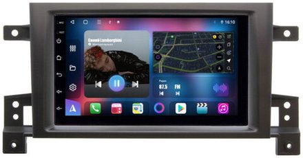 Магнитола для Suzuki Grand Vitara 2005-2016 - FarCar 7046H7 дисплей 7" на Android 12, 8 ядер (TS18), CarPlay, 4G SIM-слот