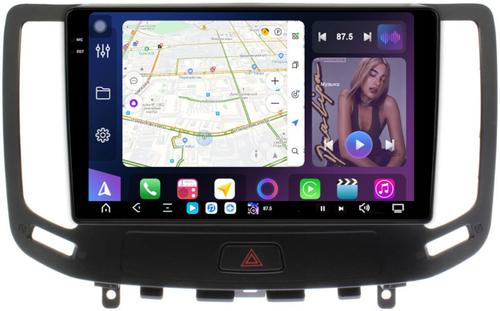 Магнитола для Infiniti G25, G35, G37 2006-2013 (поддержка Bose) - FarCar XXL9-9676 монитор 9.5" 2K QLED на Android 14, TS20, 8+256Гб, CarPlay, 4G SIM-слот
