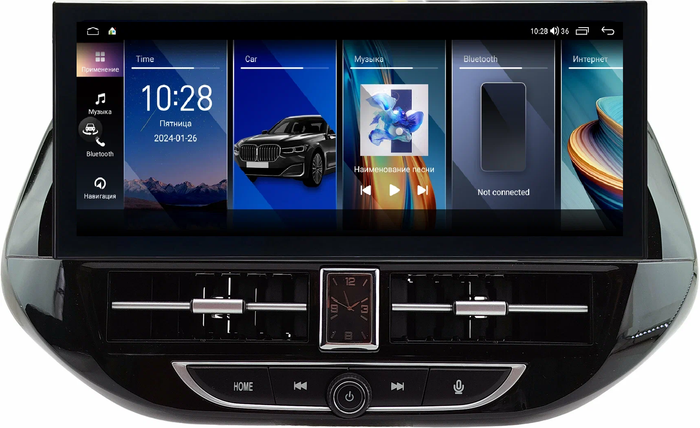 Магнитола для Jeep Compass 2 2016-2022 - Kuberg монитор 12.3" в стиле LEXUS на Android 12, 2К экран, Быстрая, CarPlay, 4G SIM-слот