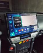 Магнитола для Toyota Land Cruiser Prado 150 2017-2023 (рамка 10) - Teyes CC3-2K монитор 13", QLED+2K, Android 10, Быстрая, 4G SIM-слот, CarPlay