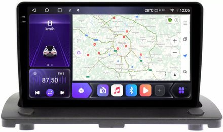 Магнитола для Volvo XC90 2006-2014 - Kuberg OL-9136 QLed+2K, Android 12, TS10,  CarPlay, 4G SIM-слот