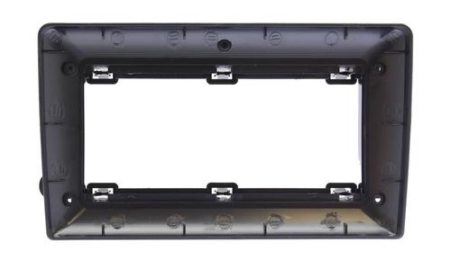 Комплект рамки с разъёмами 9" Renault Duster, Kaptur, Sandero, Logan, Nissan Terrano, Lada X-ray накладка в овал