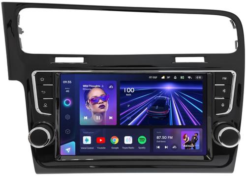 Магнитола для Volkswagen Golf 7 2012-2020 (рамка с крутилками и кнопками) - Teyes CC3-2K на Android 10, 2K QLED, ТОП процессор, CarPlay, 4G SIM-слот
