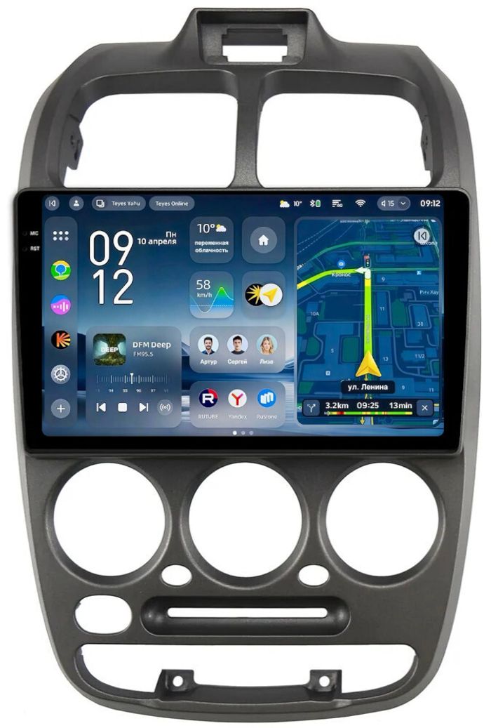 Магнитола для Hyundai Accent 2000-2011 - Teyes CC4-PRO монитор 9.5" 2K QLED на Android 13, Snapdragon 778G, ИИ, CarPlay, DSP, 4G SIM-слот