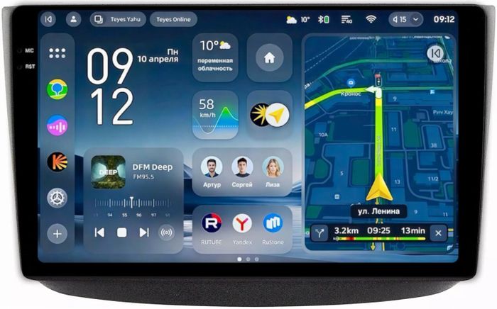 Магнитола для Mercedes-Benz Viano/Vito W639 2003-2006 - Teyes CC4-PRO монитор 10.36" 2K QLED на Android 13, Snapdragon 778G, ИИ, CarPlay, DSP, 4G SIM-слот