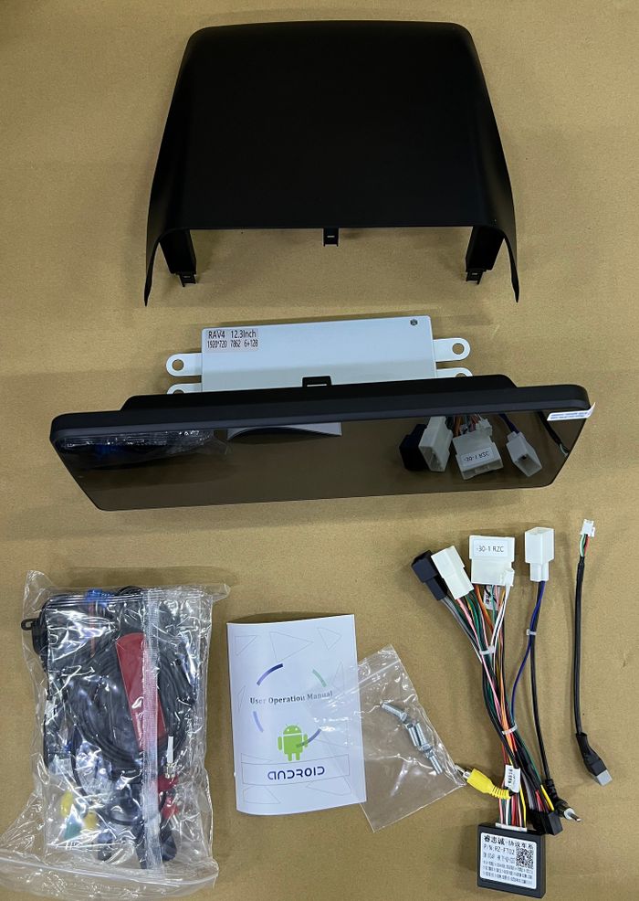 Магнитола для Toyota RAV4 2019-2022 - Kuberg HP-T1201 монитор 12.3", Android 12, 6Гб+128Гб, CarPlay, 4G SIM-слот