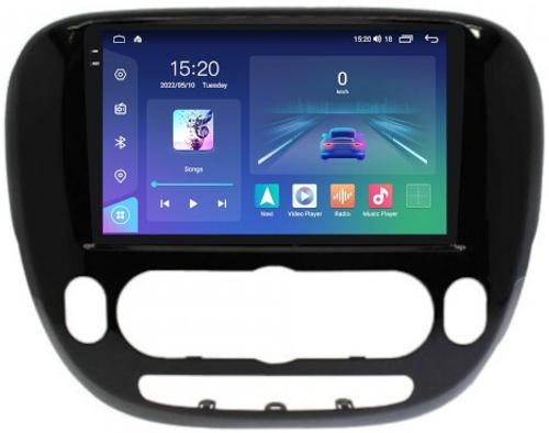 Магнитола для KIA Soul 2 2014-2019 (кондиционер, рамка глянцевая) - Parafar PF526U2K на Android 13, Быстрая, QLED+2K, CarPlay, 4G SIM-слот