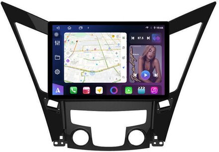 Магнитола для Hyundai Sonata 6 YF 2010-2013 - FarCar BX877 монитор 13" 2K QLED на Android 13, TS10, 6+128, CarPlay, 4G SIM-слот