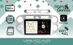 Магнитола для Volkswagen Tiguan 2007-2016 (рамка белая) - Vaycar VA81-0489 на Android 13, Быстрая, 4G SIM-слот