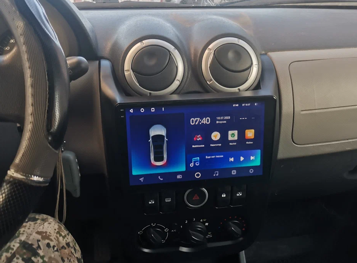 Магнитола для Lada Largus 2012-2021 - FarCar DX9-7069 монитор 9.5" IPS на Android 13, 4+64Гб, CarPlay