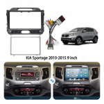 Магнитола для KIA Sportage 2010-2016 (низкая комплектация) - Kuberg SF-9735-1 (рамка 9") QLed, Android 12, TS10, CarPlay, 4G SIM-слот