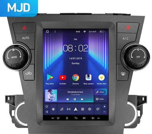 Магнитола для Toyota Highlander 2 XU40 2007-2013 (без JBL) - Teyes TPRO 2 монитор 9.7" QLED в стиле "Тесла" на Android 10, TS10, 4G SIM-слот