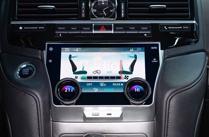 Цифровая панель климата Toyota Land Cruiser 200 2016-2021 - RDL-LC200 с экраном LCD/ЖК
