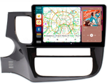 Магнитола для Mitsubishi Outlander 3 2012-2022 - Kuberg OL-1633 QLed+2K, Android 12, TS10, CarPlay, 4G SIM-слот