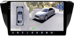 Магнитола для Skoda Superb B8 2015+ (без штатного усилителя) - FarCar BX3002M-360 монитор 10.36" 2K QLED на Android 13, 6Гб+128Гб, CarPlay, 4G SIM-слот, 4 камеры в комплекте