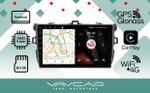 Магнитола для Toyota Corolla E150 2007-2013 (маленькая рамка) - Vaycar VA77-0063 на Android 13, Быстрая, 4G SIM-слот