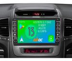 Магнитола для KIA Sorento 2 XM 2012-2020 с экраном климата снизу (рамка накладка) - Airoc AB-2301 (кнопки и крутилки), Android 13, Быстрая, SIM-слот, CarPlay