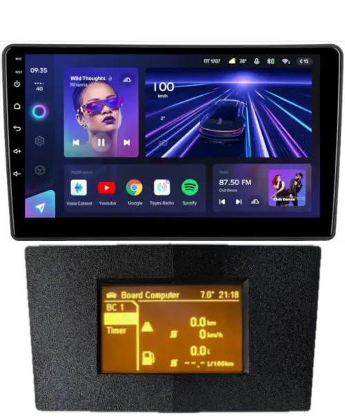 Магнитола для Opel Astra H (перенос БК вниз, черная) - Teyes CC3L на Android 10, 8-ядер, CarPlay, 4G SIM-слот