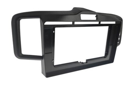 Комплект рамки с разъёмами 10" Honda Freed 1 2008-2016, Freed Spike(чёрная, планшет снизу)